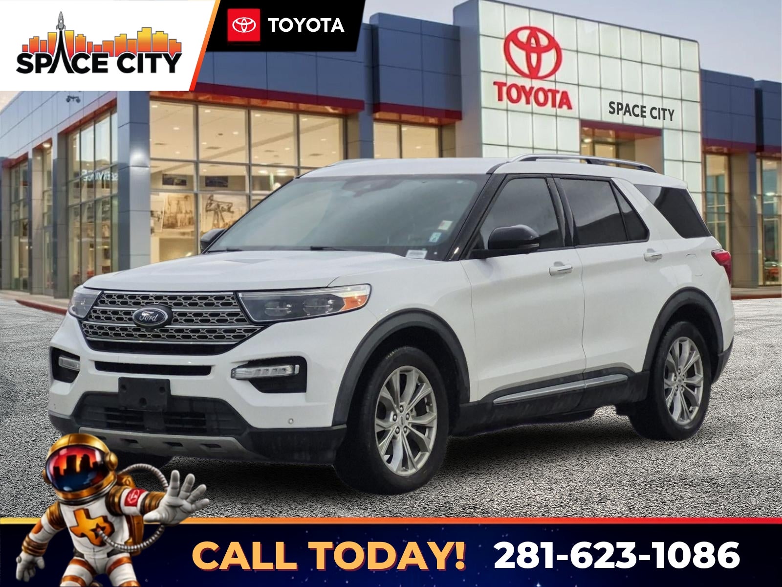 2020 Ford Explorer Limited in Not Available — front three-quarter view