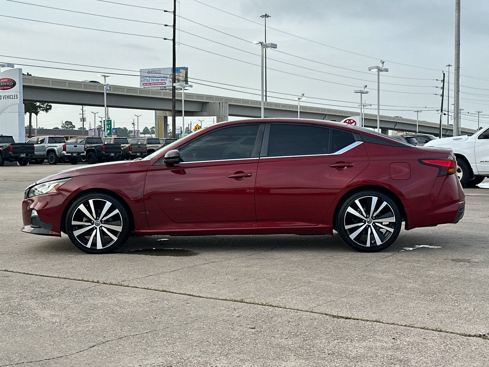 2019 Nissan Altima — rear three-quarter view
