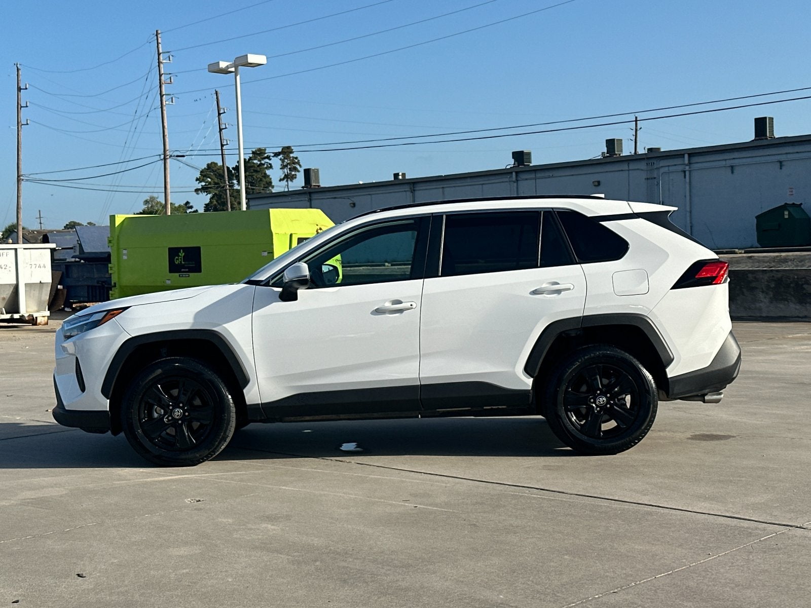 2025 Toyota RAV4 — rear three-quarter view
