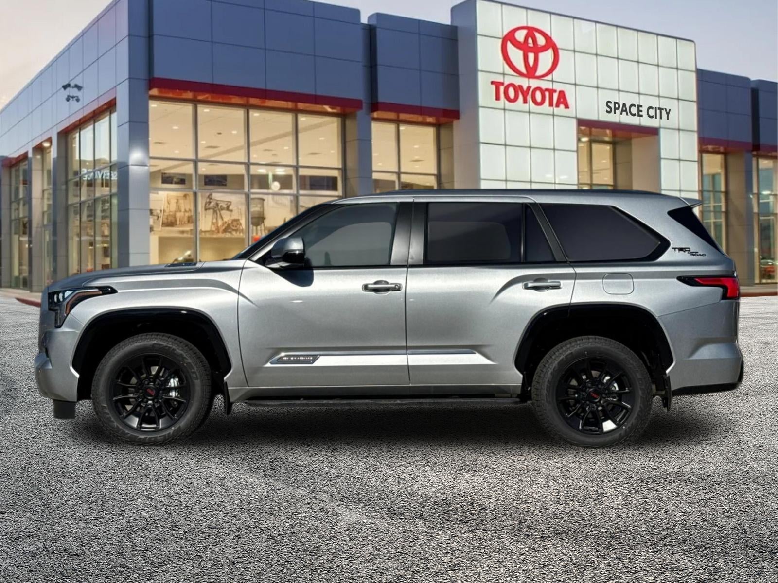 2026 Toyota Sequoia — rear three-quarter view