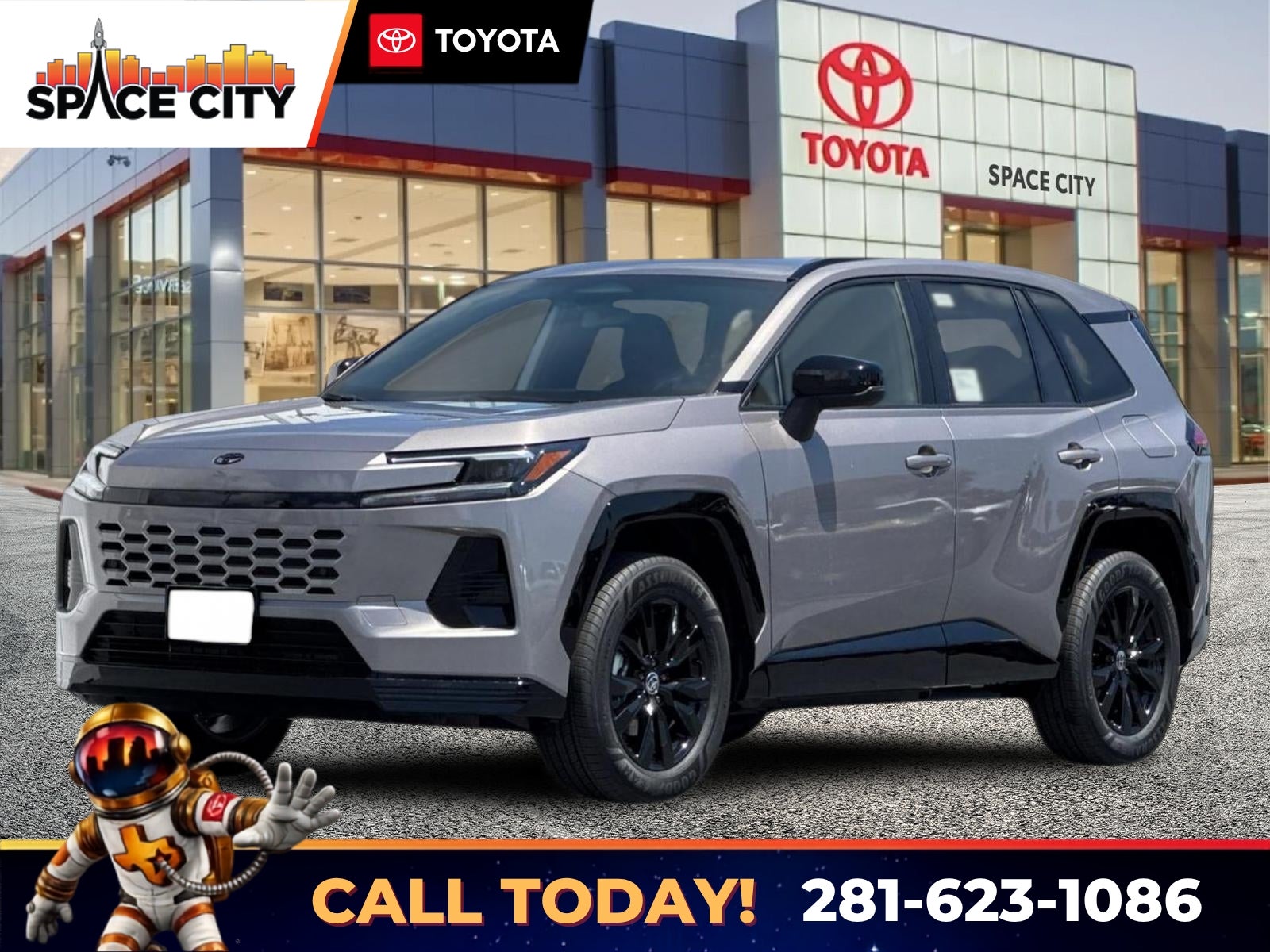 2026 Toyota RAV4 SE in Meteor Shower — front three-quarter view