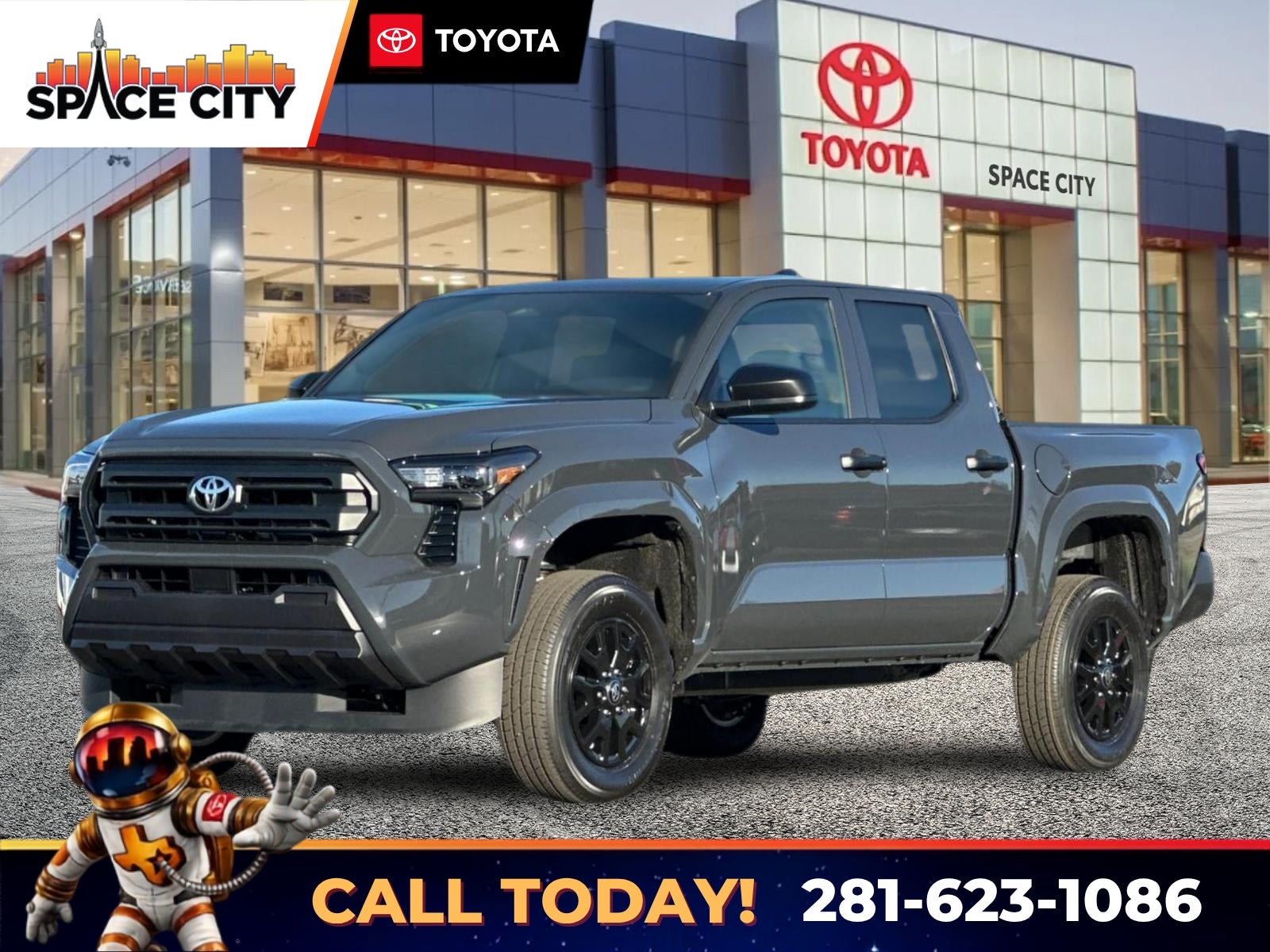 2026 Toyota Tacoma SR in Underground — front three-quarter view
