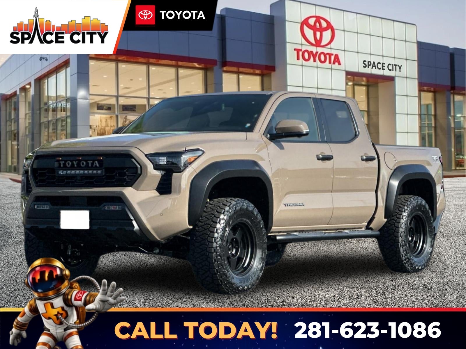 2026 Toyota Tacoma TRD Off-Road in Mudbath — front three-quarter view