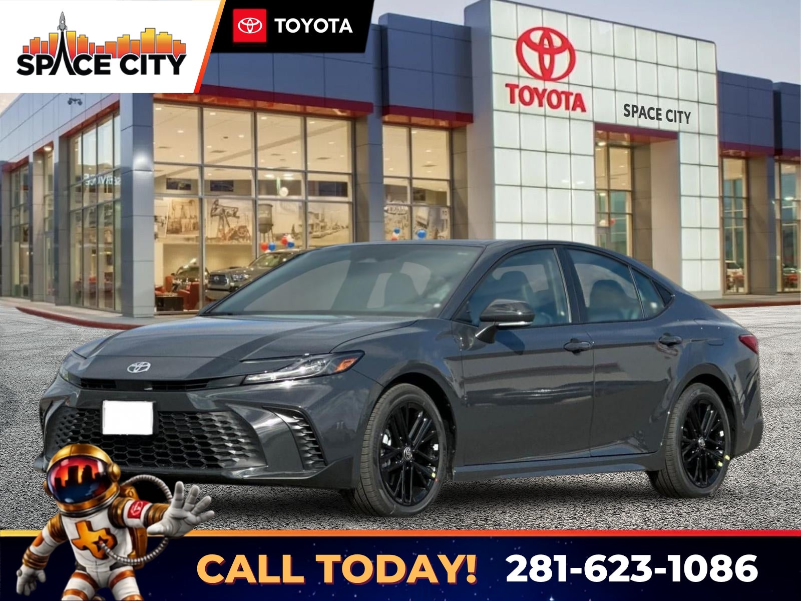 2026 Toyota Camry SE in Underground — front three-quarter view