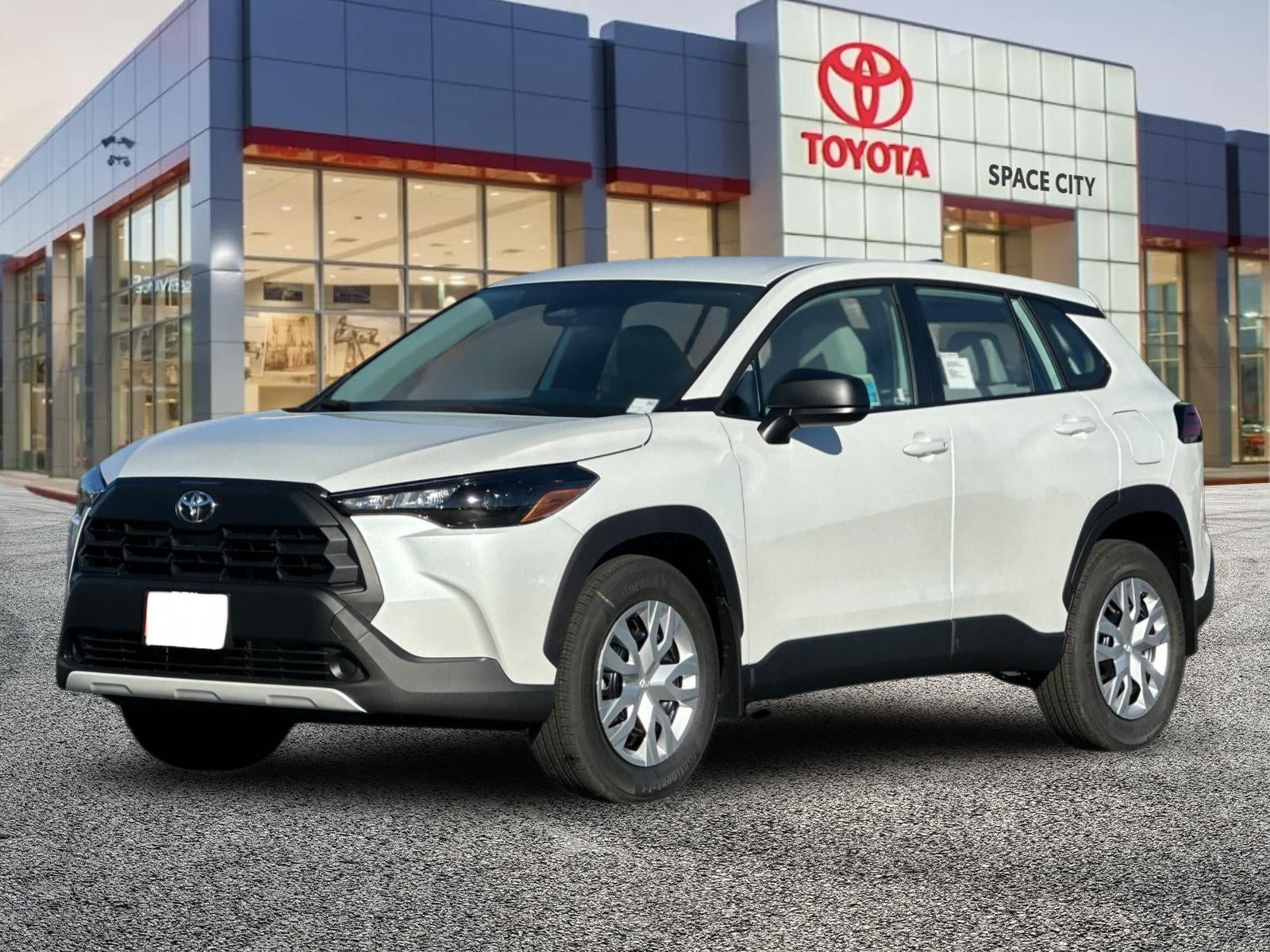 2026 Toyota Corolla L in Wind Chill Pearl — front three-quarter view