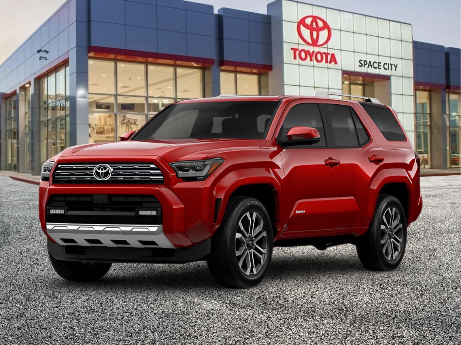 2026 Toyota 4Runner Limited in Supersonic Red — front three-quarter view