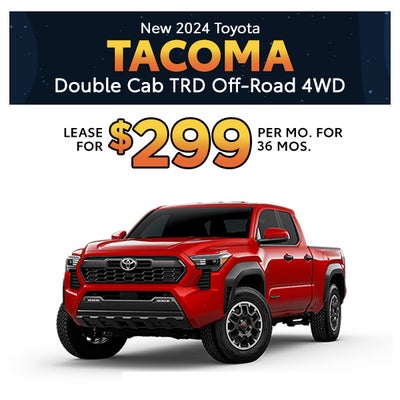 New 2024 Toyota Tacoma Double Cab TRD Off-Road 4WD