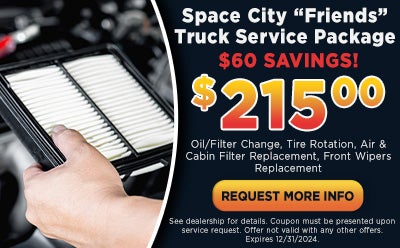 Space City "Friends" Truck Service Package